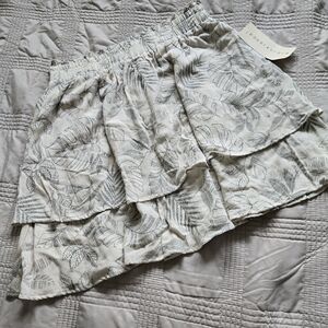 Tropical Plant Flowly Skirt